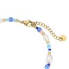 Blue Beads with Pearls Armband – Bild 3