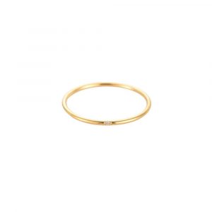 1 Tiny Diamond Thin Ring