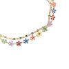Colorful Enamel Flower 2 Layer Fußkette – Bild 2
