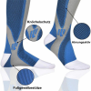 Kompressionssocken für schmerzfreie Beine & Füße MinasaMed 6er Pack (4+2 GRATIS) / 42-46+ (XXL) – Bild 3