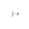 Diamonds Line Piercing