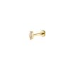 Oval Diamond Piercing