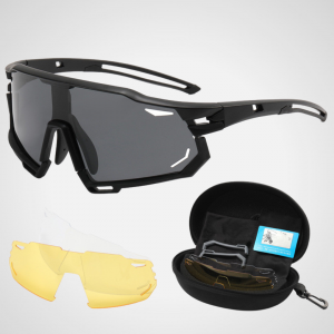 Saklent Fahrradbrille Eyecatcher Schwarz