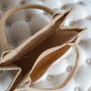 Fashion Jute Bag Beige – Bild 3