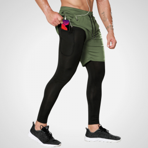 Saklent Hybrid Shorts Long Khaki / XXL