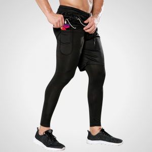 Saklent Hybrid Shorts Long Schwarz / M
