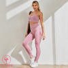 Fitness Leggings Po-betont, Push Up Leggings, Leggings Shape Booster Pastell Rosa / S