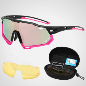 Saklent Fahrradbrille Eyecatcher Pink