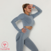 Gymfit Longsleve Top Helles Blau / XL