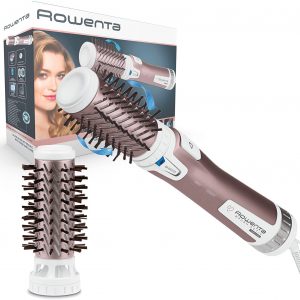 Rowenta Warmluftbürste CF9540 Brush Activ Premium Care | Mit Naturborsten | Kaschmir-Keratin-Beschichtung | 2 Bürstaufsätze inklusive