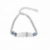 Gersten Blue Zirkonia Kinder Namensarmkette – Bild 2