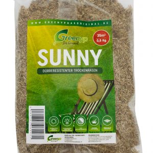 Greenyp Sunny – dürreresistenter Trockenrasen 0,8kg / 35m²