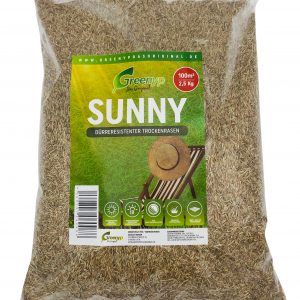 Greenyp Sunny – dürreresistenter Trockenrasen 2,5kg / 100m²