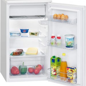 Bomann KS 7230.1 Kühlschrank mit Eisfach/Kühlen 83 L/Eisfach 8 L / 107 kWh/weiß [Energieklasse F]