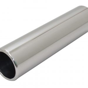 Edelstahl Endrohr 1x90mm gerade mit ABE