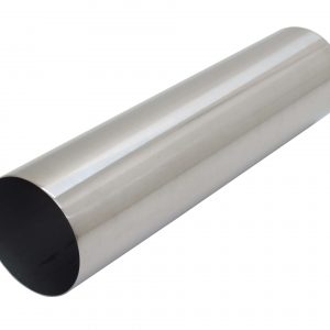 Edelstahl Endrohr 1x90mm gerade im RL-Design mit ABE