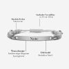 Howlith Couple Partnerarmband mit Gravur – Bild 3
