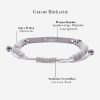 Howlith Couple Partnerarmband mit Gravur – Bild 4
