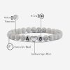 Howlith Heart Couple Armband – Bild 4