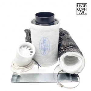 Abluftset CAN Lite 150 | ø100mm Flansch | Quietline 100 | ultra leise bei 25 dB(A)