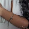 Armkette mit Zirkonia Initial – Bild 4