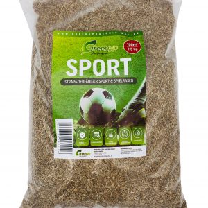 Greenyp Sport – strapazierfähiger Sport-& Spielrasen 2,5kg / 100m²