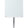 Bi-Office Glas-Flipchart, mobil, magnethaftend