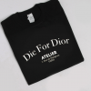 Oversized Shirt – Die For Dior – Schwarz – Bild 2