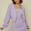 2tlg SET – Strickkleid & Cardigan - M – Bild 4