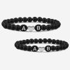 Black Heart Couple Partner Armband