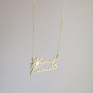 2er Signature Namenskette