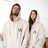 Bae Partner Zipper Jacken mit Wunsch Buchstaben & Namen