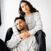 Vintage Partner Longsleeves mit Wunsch Namen