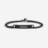 Edelstahl Damenarmband Schwarz