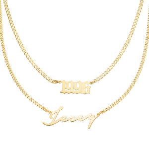 SIGNATURE DATE SET Silber