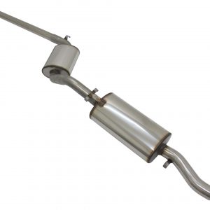 Edelstahl Abgasanlage Sportauspuff Golf 2 19E S-Design 1x60mm mit ABE