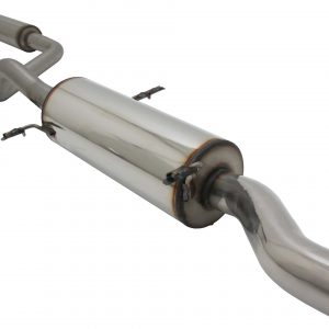 Edelstahl Abgasanlage Sportauspuff für VW Golf 1 Cabrio 55mm Rohrdurchmesser Typ 155