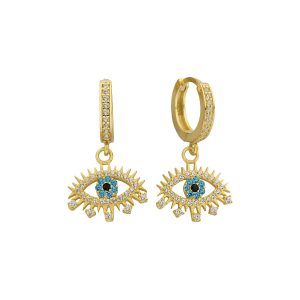 EYE EFFECT MODEL OHRRING Silber