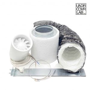 Abluftset Prima Klima Eco 240m3/h | Quietline Duo ø125mm| sehr leise max 32 dB(A)