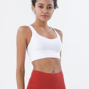Crossed Top Reines Weiß / XL