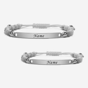 Howlith Couple Partnerarmband mit Gravur