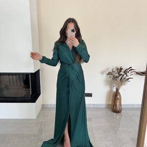 basic dress Smaragd