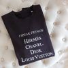 Sweater – I Speak French - Schwarz, XL – Bild 3
