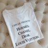 Oversized Shirt – I Speak French - S, Weiß – Bild 3