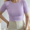 Basic Top – Flieder – Bild 2