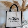 Fashion Jute Bag - Canvas Large (42x33) – Bild 2