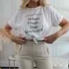 Oversized Shirt – I Speak French - S, Weiß