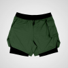 Saklent Hybrid Shorts Cargo Khaki / M