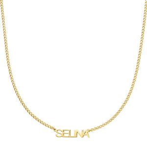 NAMENSKETTE SMALL Silber und 18K Vergoldung Gold