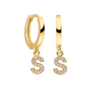 CLASSY ZIRCON OHRRING Gold